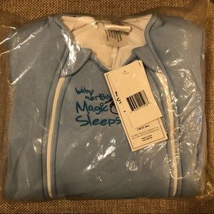 Baby Merlin’s Magic Sleepsuit Blue Cotton